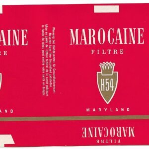 MARQUILLA MAROCAINE 20 CIGARRILLOS SUIZA