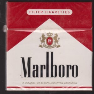 PAQUETE LLENO MARLBORO 10 CIGARRILLOS RUBIOS