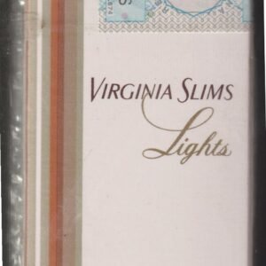 PAQUETE LLENO VIRGINIA SLIMS LIGHTS 20 CIGARRILLOS RUBIOS