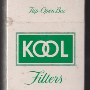 PAQUETE LLENO KOOL MENTHOL 20 CIGARRILLOS RUBIOS