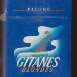 PAQUETE LLENO GITANES BLONDES 20 CIGARRILLOS RUBIOS