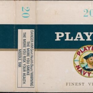 MARQUILLA PLAYER´S 20 CIGARRILLOS INDUSTRIA INGLATERRA BOX