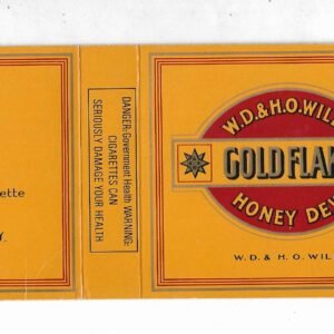 MARQUILLA GOLDFLAKE 20 CIGARRILLOS INDUSTRIA INGLATERRA BOX