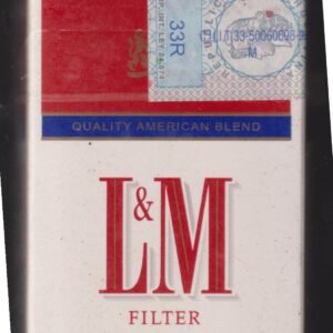 PAQUETE LLENO L & M 20 CIGARRILLOS RUBIOS