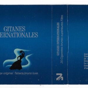 MARQUILLA GITANES INTERNATIONALES 20 CIGARRILLOS DE FRANCIA BOX