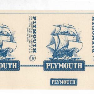 MARQUILLA PLYMOUTH 20 CIGARRILLOS INDUSTRIA URUGUAY SOFT