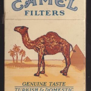 PAQUETE LLENO CAMEL 20 CIGARRILLOS RUBIOS