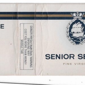 MARQUILLA SENIOR SERVICE (DUMMY) 20 CIGARRILLOS INDUSTRIA INGLATERRA BOX