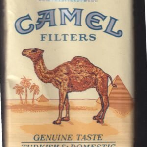 PAQUETE LLENO CAMEL 20 CIGARRILLOS RUBIOS