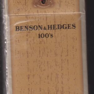 PAQUETE LLENO BENSON & HEDGES 100´S 20 CIGARRILLOS RUBIOS