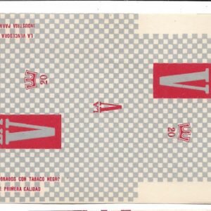 MARQUILLA LA V 100mm 20 CIGARRILLOS INDUSTRIA PARAGUAYA SOFT