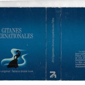 MARQUILLA GITANES INTERNATIONALES 20 CIGARRILLOS DE FRANCIA BOX