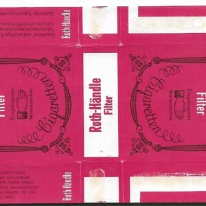 MARQUILLA ROTH-HANDLE 19 CIGARRILLOS INDUSTRIA ALEMANIA SOFT