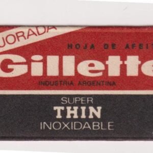 HOJA DE AFEITAR GILLETTE SUPER THIN INOXIDABLE