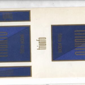MARQUILLA TRIUNFA FILTRO 100mm 20 CIGARRILLOS INDUSTRIA PARAGUAYA SOFT