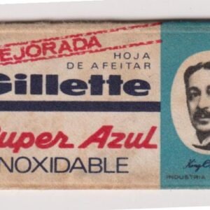 HOJA DE AFEITAR GILLETTE SUPER AZUL INOXIDABLE