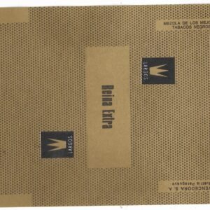 MARQUILLA REINA EXTRA LARGOS 20 CIGARRILLOS INDUSTRIA PARAGUAY SOFT