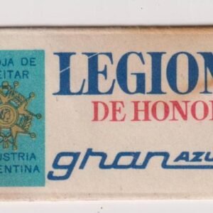 HOJA DE AFEITAR GILLETTE LEGION DE HONOR GRAN AZUL