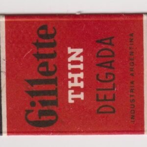 HOJA DE AFEITAR GILLETTE SUPER THIN DELGADA