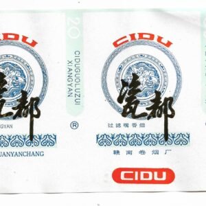 MARQUILLA CIDU 20 CIGARRILLOS INDUSTRIA CHINA SOFT