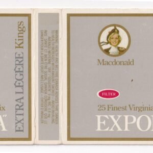 MARQUILLA MACDONALD 25 CIGARRILLOS INDUSTRIA CANADA SOFT