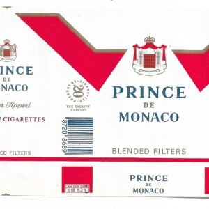 MARQUILLA PRINCE DE MONACO 20 CIGARRILLOS DE FRANCIA SOFT