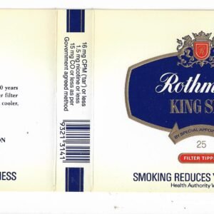 MARQUILLA ROTHMANS KING SIZE 25 CIGARRILLOS DE AUSTRALIA BOX