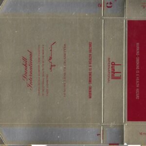MARQUILLA DUNHILL KING SIZE 20 CIGARRILLOS DE AUSTRALIA BOX