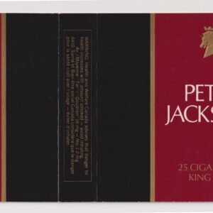 MARQUILLA PETER JACKSON 25 CIGARRILLOS INDUSTRIA CANADA SOFT