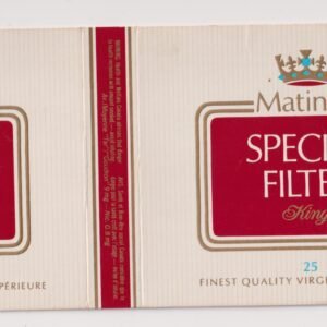 MARQUILLA MATINÉE ESPECIAL FILTER KINGS 25 CIGARRILLOS INDUSTRIA CANADA SOFT
