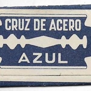 HOJA DE AFEITAR CRUZ DE ACERO AZUL