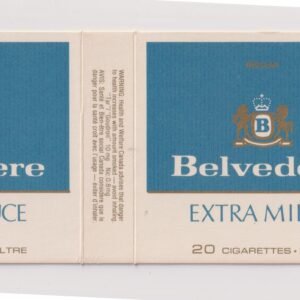 MARQUILLA BELVEDERE EXTRA DOUCE 20 CIGARRILLOS INDUSTRIA CANADA SOFT