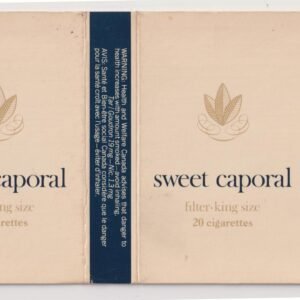 MARQUILLA SWEET CAPORAL 20 CIGARRILLOS INDUSTRIA CANADA SOFT