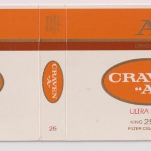 MARQUILLA CRAVEN ´´A ´´ ULTRA LIGHT 25 CIGARRILLOS INDUSTRIA CANADA SOFT