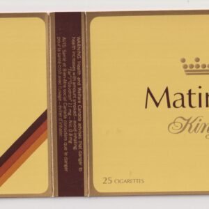 MARQUILLA MATINÉE KINGS 25 CIGARRILLOS INDUSTRIA CANADA SOFT