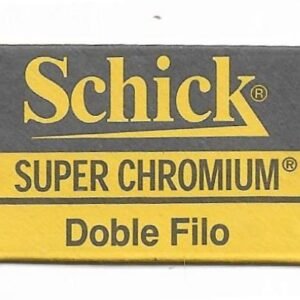 HOJA DE AFEITAR SCHICK SUPER CHROMIUM DOBLE FILO