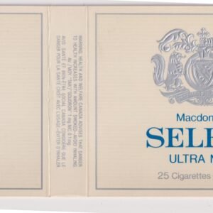 MARQUILLA MACDONALD SELECT ULTRA MILD 25 CIGARRILLOS INDUSTRIA CANADA SOFT