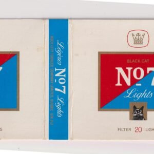 MARQUILLA BLACK CAT NUMBER 7 20 CIGARRILLOS INDUSTRIA CANADA SOFT
