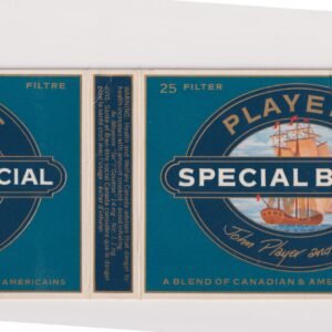 MARQUILLA PLAYER´S SPECIAL BLEND 25 CIGARRILLOS INDUSTRIA CANADA SOFT