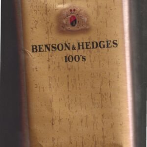 MARQUILLA PAQUETE LLENO BENSON & HEDGES 100S RUBIO 20 CIGARRILLOS