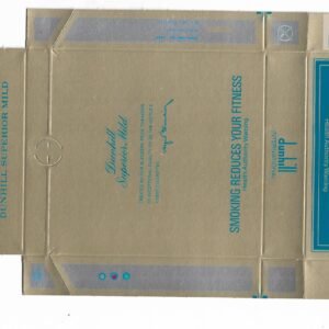 MARQUILLA DUNHILL 20 CIGARRILLOS DE AUSTRALIA BOX