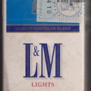 PAQUETE LLENO L & M LIGHTS 20 CIGARRILLOS RUBIOS