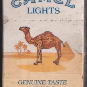 PAQUETE LLENO CAMEL LIGHTS 20 CIGARRILLOS RUBIOS