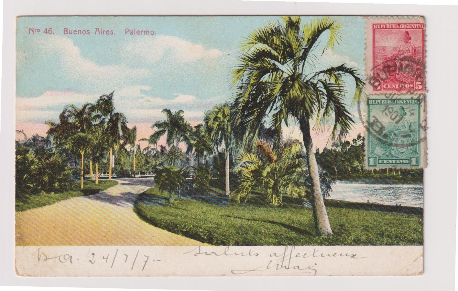 POSTAL N°46. BUENOS AIRES. PALERMO