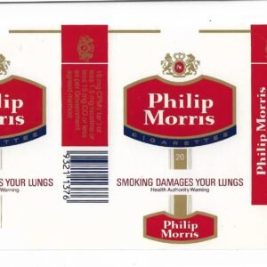 MARQUILLA PHILIP MORRIS 20 CIGARRILLOS INDUSTRIA AUSTRALIA SOFT