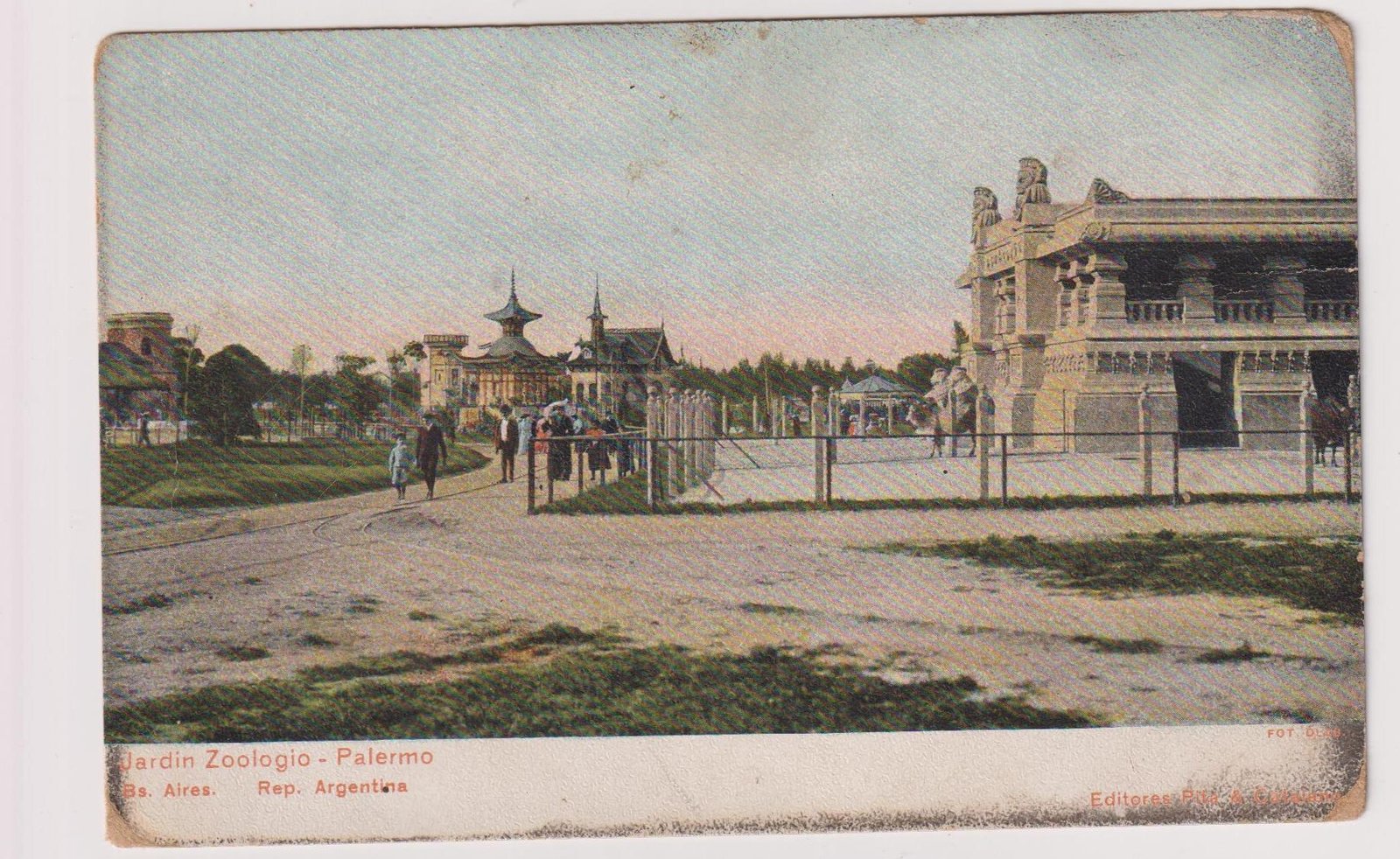 POSTAL. JARDIN ZOOLOGIO PALERMO - REP . ARGENTINA