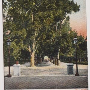 POSTAL N°34. CALLE EN EL PARQUE LEZAMA - BUENOS AIRES - REP. ARGENTINA