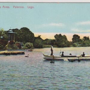 POSTAL N°49. BUENOS AIRES. PALERMO. LAGO.