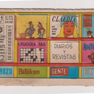 FIGURITA TARJETA  VENTANITAS  CHISTOSAS N°14