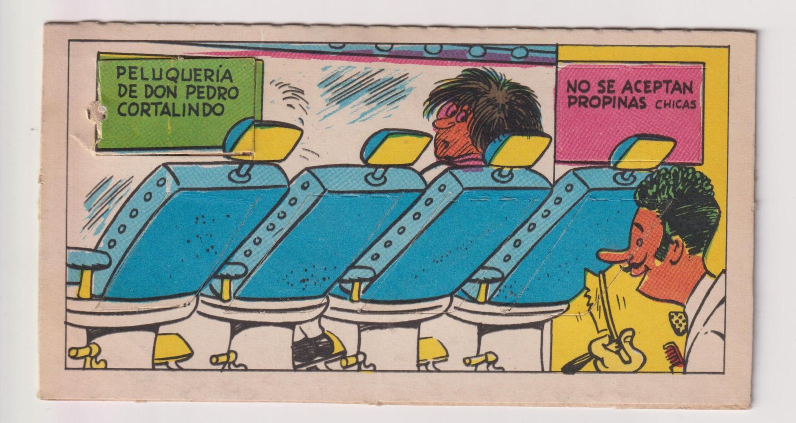 FIGURITA TARJETA VENTANITAS CHISTOSAS N°60